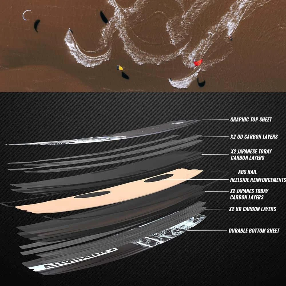 Cabrinha XCAL Carbon Kiteboard 2024 3 Cabrinha XCAL Carbon Kiteboard 2024