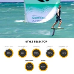 Cabrinha Logic Foil Kiteboard 2023 -Surfing Gear Cabrinha 22 Kite 0001 LOGIC20KITE20FOIL20BOARD