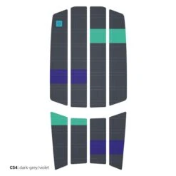 Duotone Traction Pad Team Front (Mini) 2023 -Surfing Gear Duotone Kite Surfboard Pads 2023 0000 44230 8039
