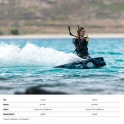 Duotone Soleil SLS Kiteboard 2023 -Surfing Gear Duotone Kite Twintip boards 0023 44230 3430