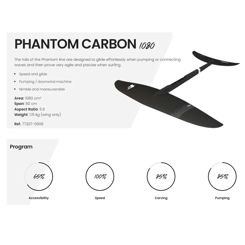 F-One Phantom Carbon Foil 2023 3 F-One Phantom Carbon Foil 2023