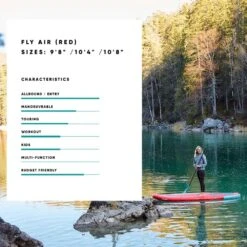 Fanatic Fly Air Paddle Board 2024 -Surfing Gear Fanatic 2021 iSUP 0011 Fly Red
