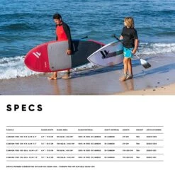 Fanatic Carbon Pro 100 Slim Adjustable Paddle 2023 -Surfing Gear Fanatic Paddles 2023 0010 Carbon Pro 100slim Paddles 1