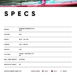 Fanatic Diamond Touring Paddle Board 2022