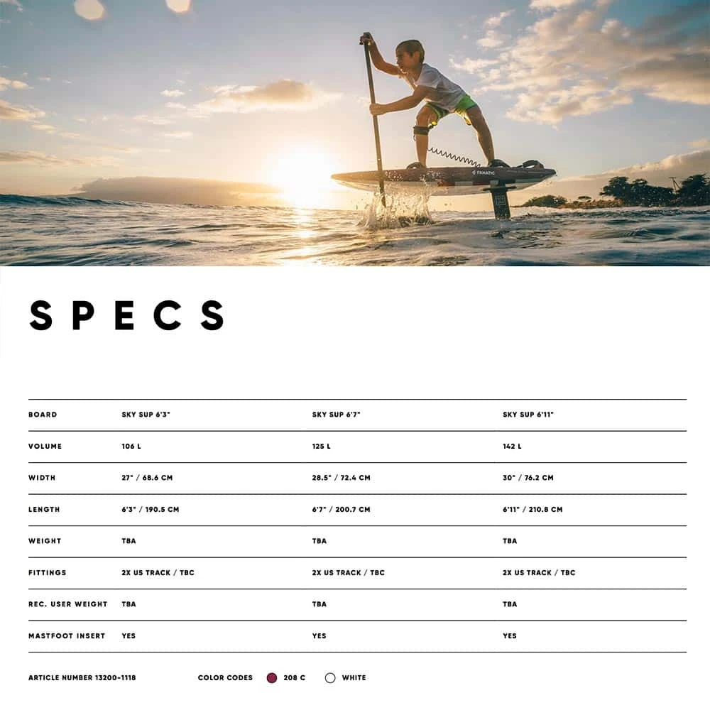 Fanatic Sky SUP Foil Paddle Board 2022 4 Fanatic Sky SUP Foil Paddle Board 2022 - Image 2