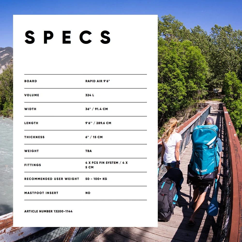 Fanatic Rapid Air Paddle Board 2024 6 Fanatic Rapid Air Paddle Board 2024 - Image 4