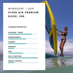 Fanatic Viper Air Windsurf Premium Paddle Board 2024 -Surfing Gear H2O 2020 Fanatic iSUP Spec 0029 Viper Premium 1