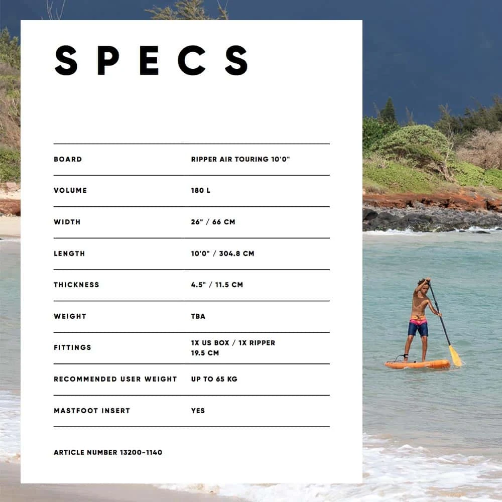 Fanatic Ripper Air Touring Paddle Board 2024 10 Fanatic Ripper Air Touring Paddle Board 2024 - Image 8