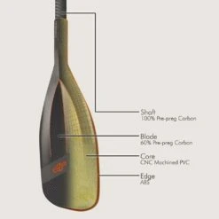 JP Australia Carbon Adjustable SUP Paddle 2023