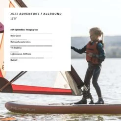 JP Australia WindSupAir SL Paddle Board 2023 -Surfing Gear JP Australia 2023 iSUP 0000 WindsupAir20SL