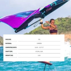 Duotone Foil Mini Boom Platinum 2024 8 Duotone Foil Mini Boom Platinum 2024 -Surfing Gear Mini Boom PLatinum image2