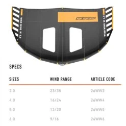 RRD Wind Wing 2021 -Surfing Gear RRD Y26 Foil Wing 0016 Wing