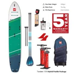 Red Tandem Paddle Board 2024