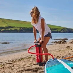 Red Titan II Pump 2024 -Surfing Gear Red Paddle co 2022 Paddles 0022 TitanII Pump