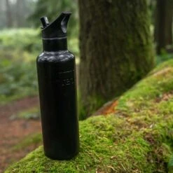 Red Insulated Drinks Bottle 2024 -Surfing Gear red 0000 Black Bottle